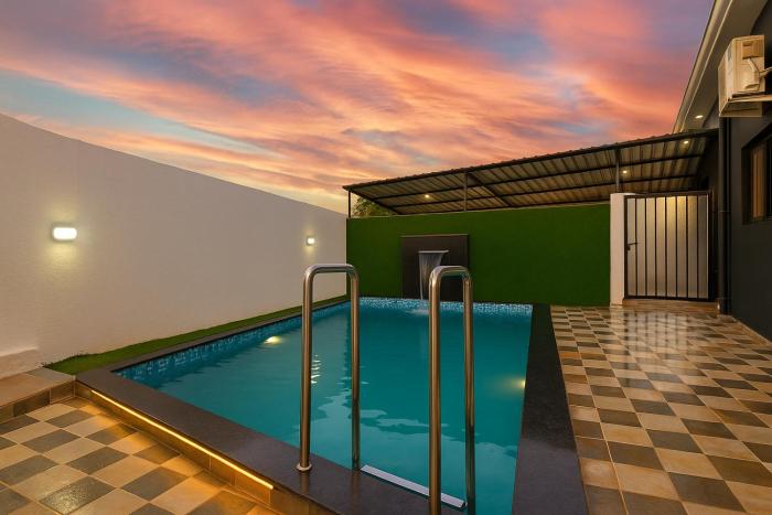 ll EMPYREAN STAY ll JAGUAR VILLA II 3BHK II AC II POOL