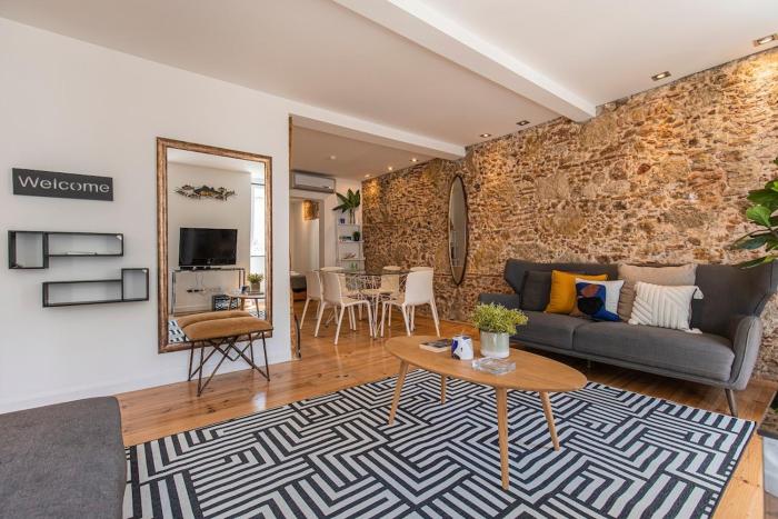 Downtown Brick Wall Apartment