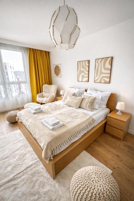 InPoint Mogilska Tower City View Apartments near Tauron Arena