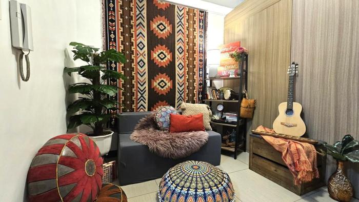 PROMO Modern Boho Chic Condo Near MOA, Manila Bay