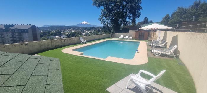 Departamento Villarrica Vista al Lago y Volcanes