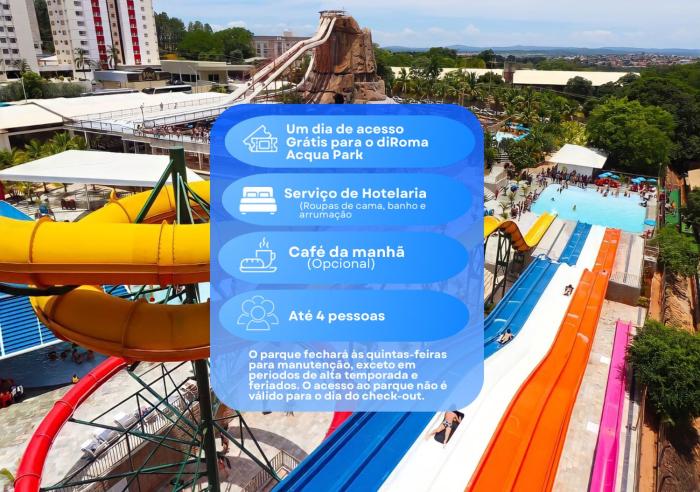 DiRoma Fiori com um dia no Acqua park, Splash e Slide