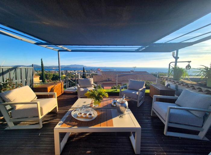 Maison, rooftop vue mer imprenable avec jacuzzi