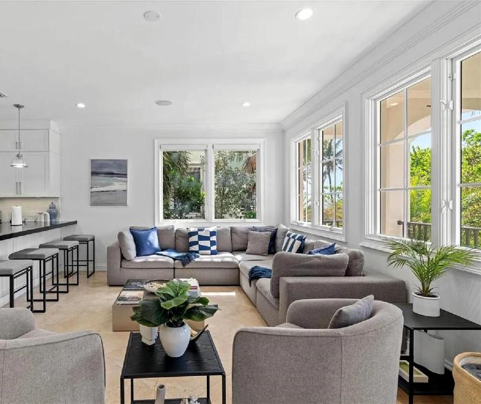 Modern Four-Bedroom Home With Private Patio and Convenient Parking