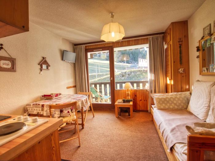 Charmant studio 3 pers, vue pistes - FR-1-642-106