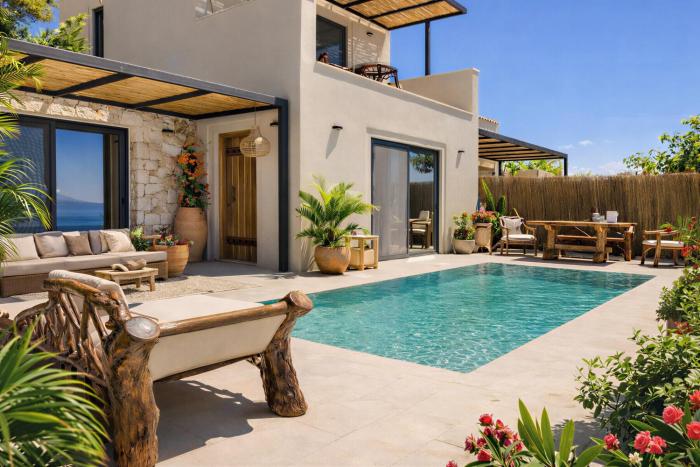 Hilaritas Suites Kefalonia, Luxury Villa-Style Suites with Private Pool & Stunning Sea Views