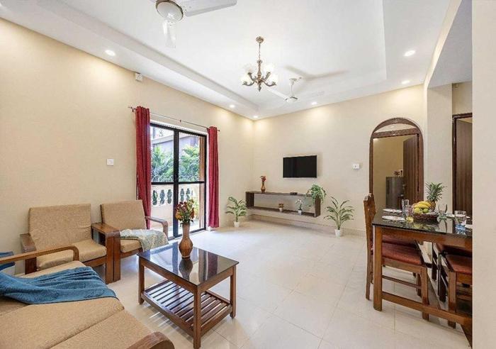 Palette Susegad | 3BHK Apartment | Pool | Garden | Goa