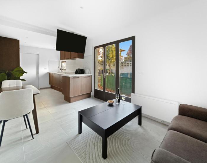 T2 moderne, lumineux avec extérieur privatif RDC