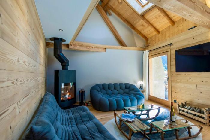 Chalet Louis & Rosalie au cœur des Alpes-nature-ski-rando-montagnes-authenticité-confort 4 étoiles