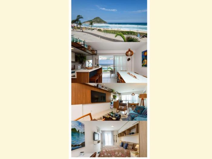 Frente Mar no Recreio com Varanda Privativa e Vista Deslumbrante