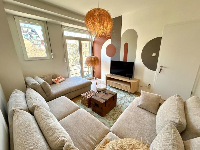 Family duplex with parking