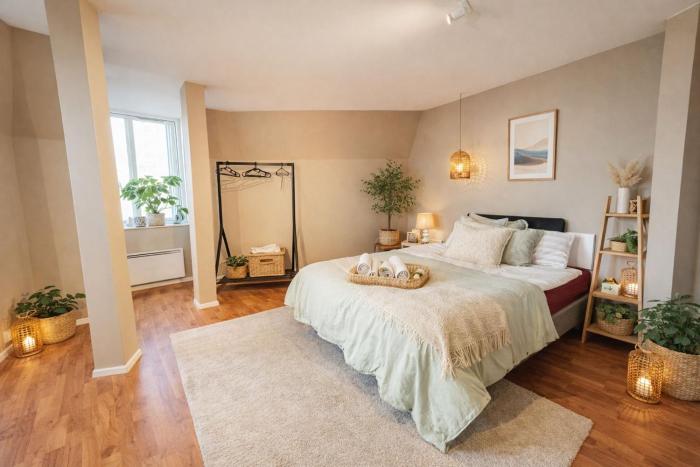 Comfortable Spacious City Center Washer Dryer