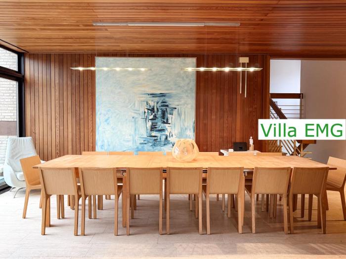 Ferienhaus Villa EMG Saerbeck nah Münster Riesenbeck Osnabrück mit Pool, Sauna, Garten für Familien Gruppen bis 23 Personen