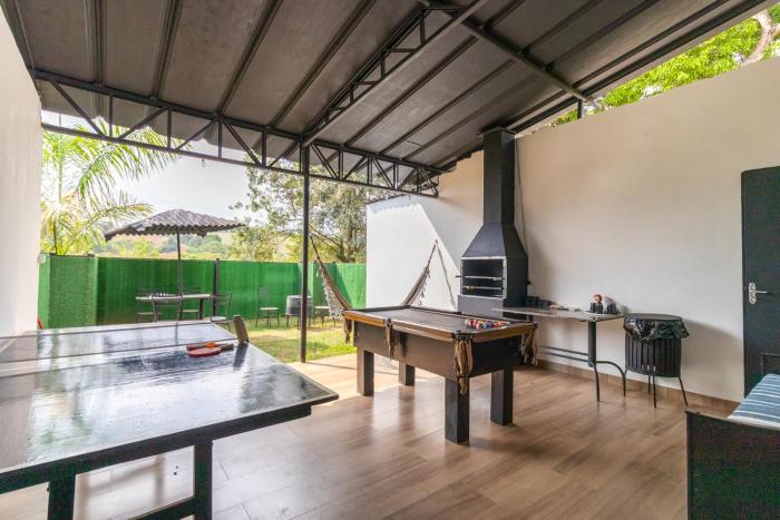 Bela Vista Casa 02 Jogos, Lareira e Churrasqueira