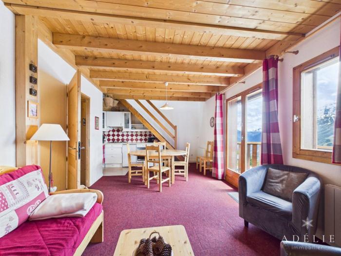 Duplex 6 Pers Sud avec Balcon et Terrasse - FR-1-398-691