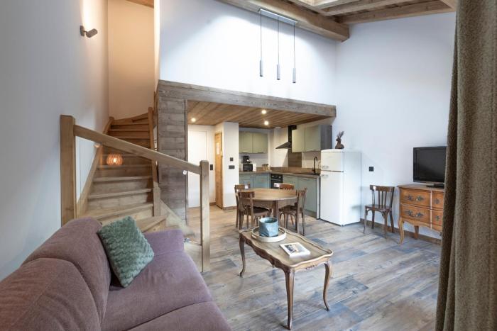 Appt 4 pers, 2 min Ski et Commerce