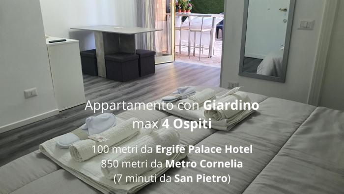 Aurelia Garden Stay vicino Hotel Ergife e Musei Vaticani