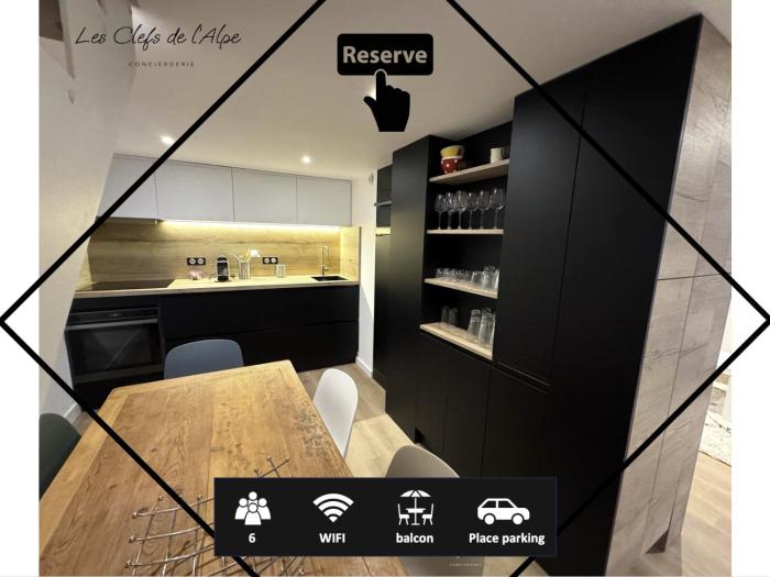 Appartement premium entièrement rénové - 100m Alpe express - Retour ski aux pieds