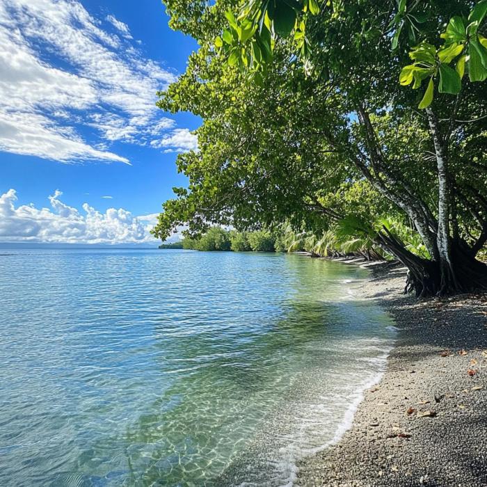 Beachfront Cabin with AC, Starlink, hot water, Nature Paradise