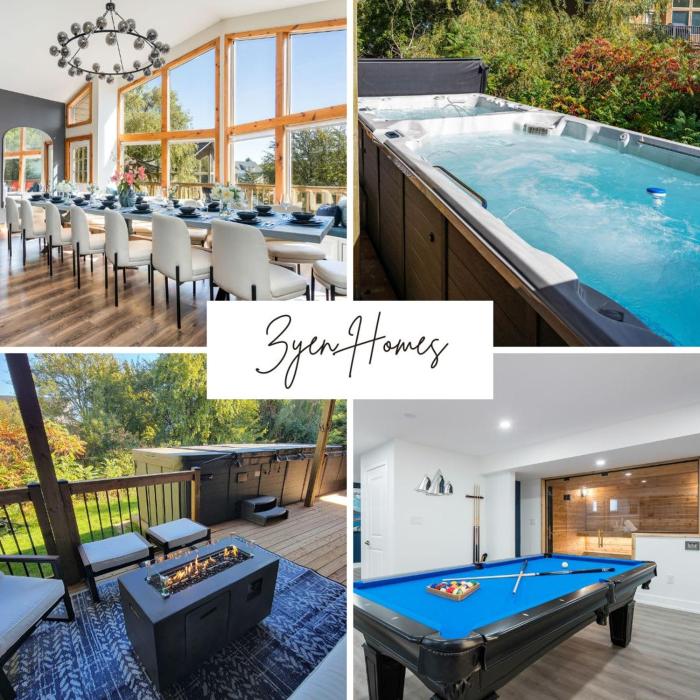 Large Chalet Hideaway - Hottub-SwimSpa - Sauna