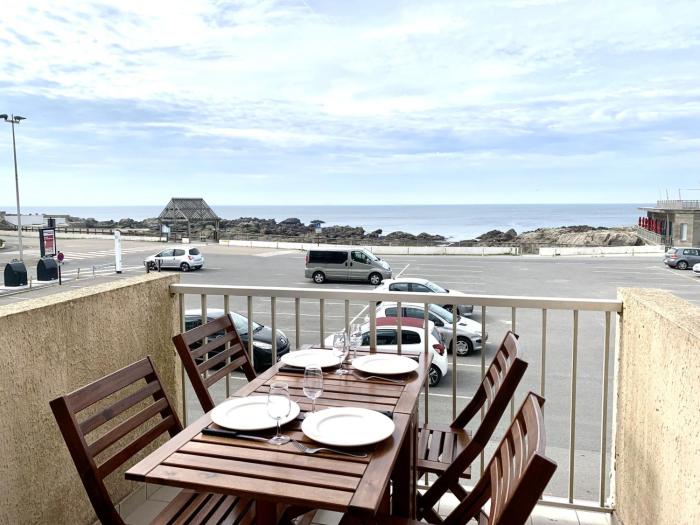 Appartement 4 pers, face océan, animaux admis, parking, wifi - FR-1-843-58