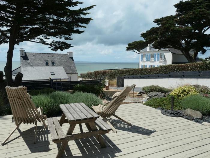 Maison contemporaine 10 pers, à deux pas de la plage, chiens admis, St Gildas de Rhuys - FR-1-775-72