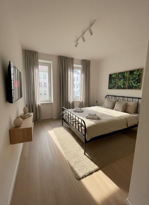 Vienna city apartment, 2 TVs, 2 double beds