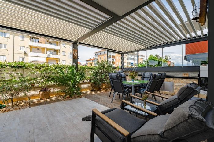 Hundefreundliches Apartment nur 150 Meter zum Strand mit Klima und Grill