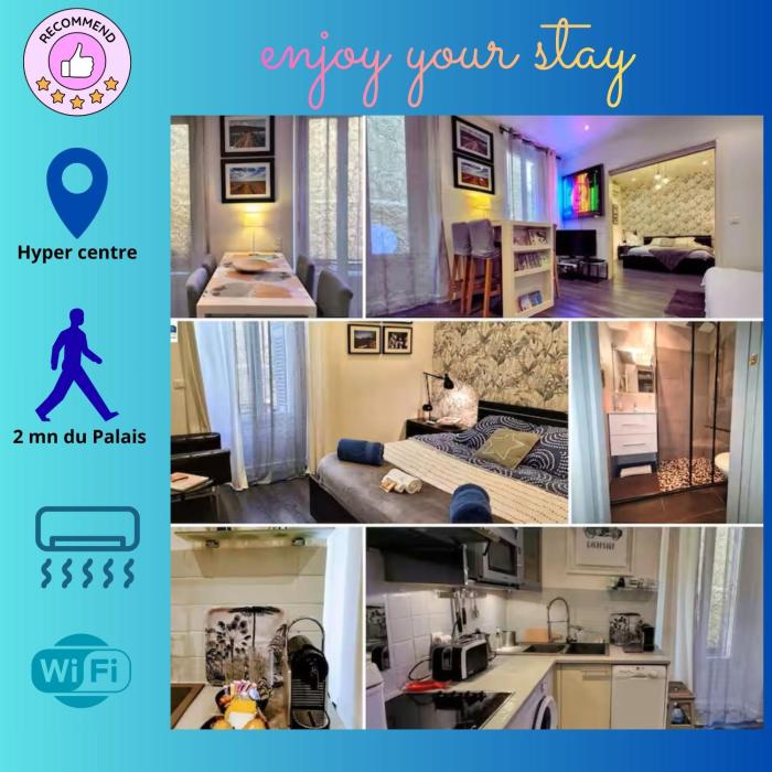 Cannes apartment - city center, AC wifi