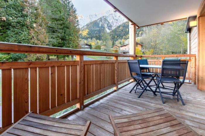 Modern flat in Les Houches Balcony Parking