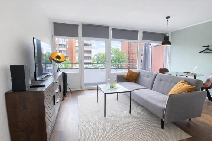 Apartment Neuss-Düsseldorf Messe, Balkon, Küche