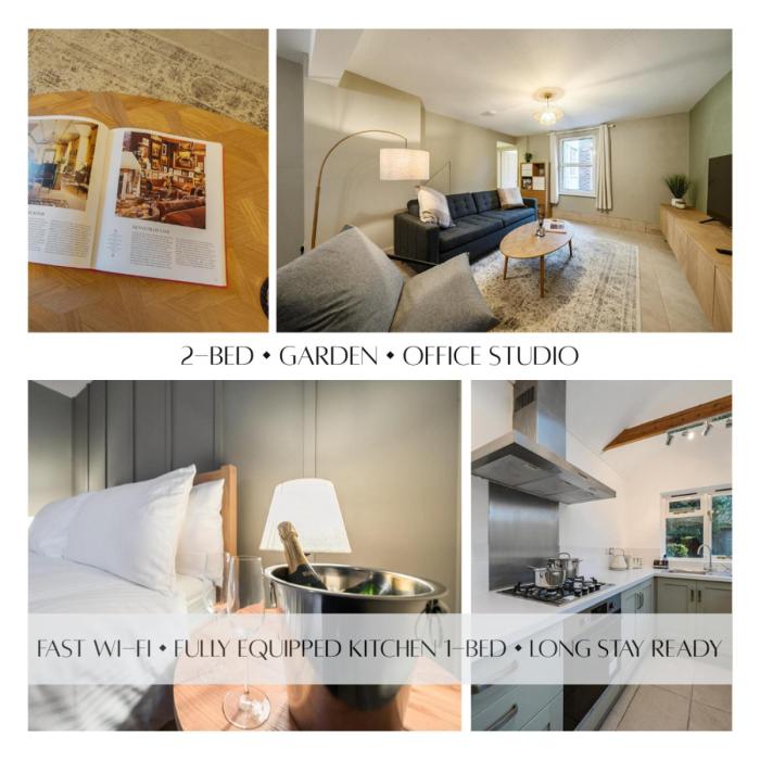 Spacious 2-Bed House with Garden Office