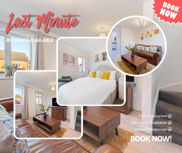 7Nights Special l Modern House near City Center Sleeps 6 with Free Parking l By Zen Nights Short Lets & Serviced Accommodations