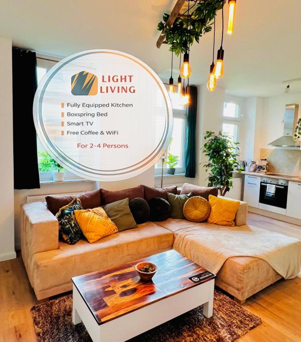 CASA CLARA - Helle 2-Zi-Whg, Küche und SmartTV - Light Living