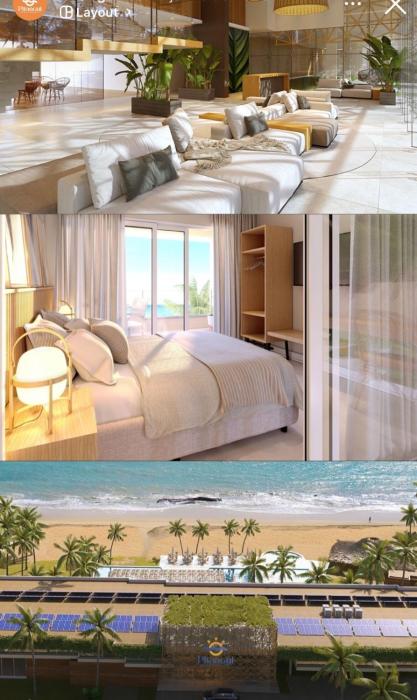 Apartamento resort pitangui beach- RN