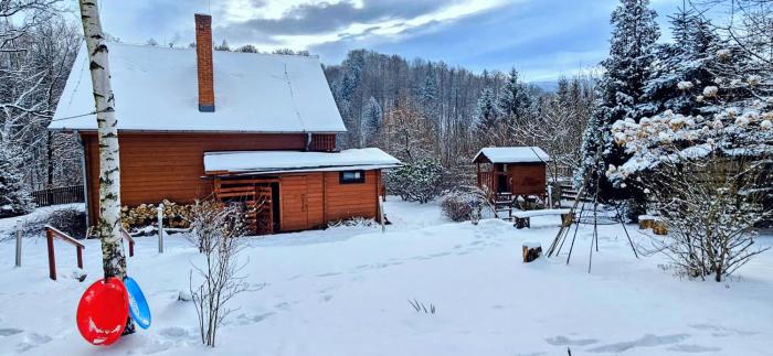 Chata Górska Sowa dla 12 osób, 4 sypialnie,salon z kominkiem