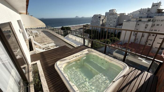 Cobertura Luxuosa Vista Mar Com Jacuzzi Copacabana