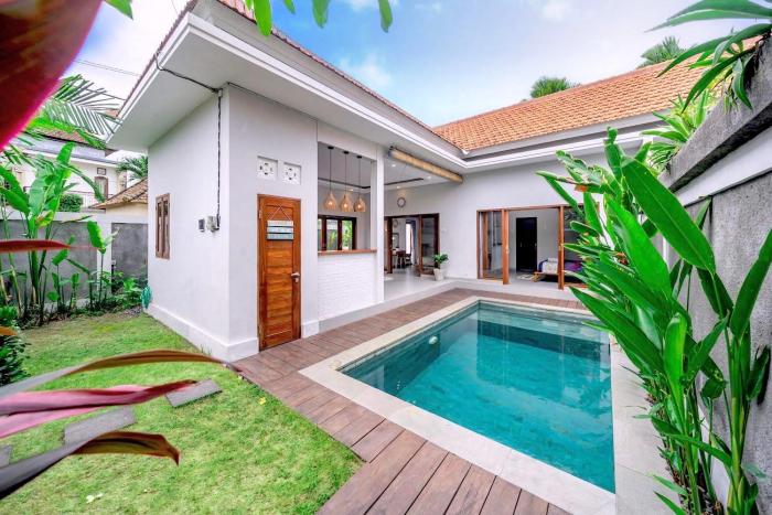Villa in Canggu 2, Fast WiFi, 7 min to Beach-Clubs