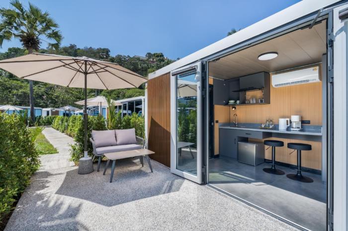 Beachside Nomad Cabin — Pool & Terrace in Bangtao