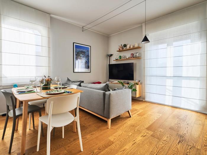 Bilocale moderno e silenzioso vicino Navigli e Duomo con Metro M4, Milano