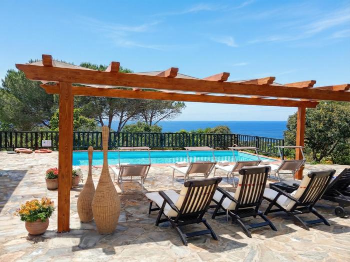 Alghero Villa Barranch with sea view swimming pool for 6 people