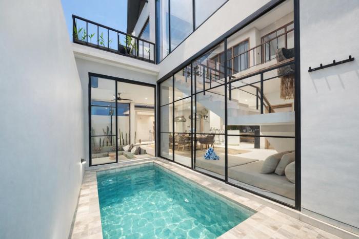 Leela Villa - Family-Friendly 3BR Villa in Canggu - Rooftop, Ricefield Views