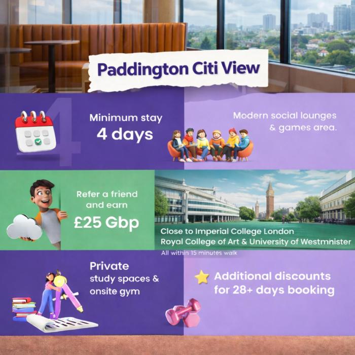 Student Only, Elegant Bronze Studio Paddington Hyde park Talbot Square