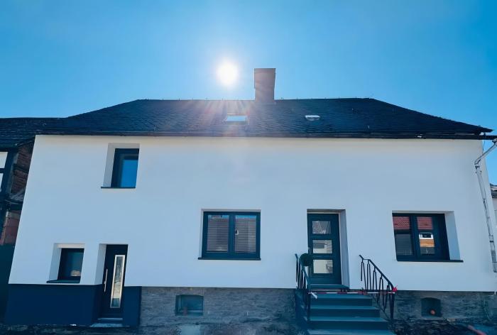 Ferienhaus Abendgold mit Garten