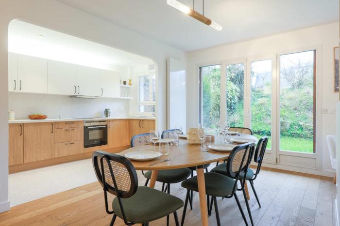 Garden Suite Suresnes 5 persons 2 BR near La Defense