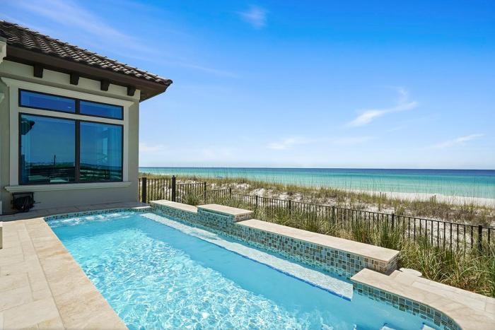 Verona - Huge Ocean Front Home in Gulf Pines with Private Pool & Beach Access