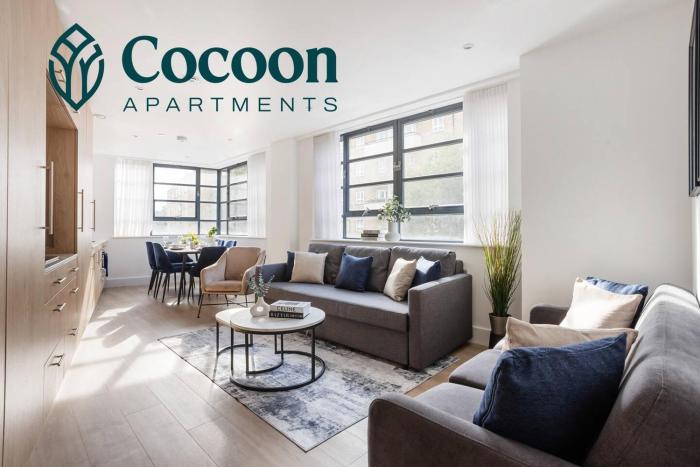 Central London 2 Bed 2 Bath Apartment for 7 Guests