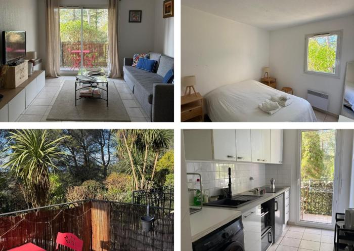 Bright T2 Workspace & WiFi Fiber, 5 min to Sophia Antipolis, 10 to Antibes