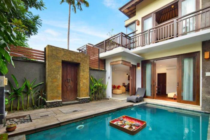 Madeline Elegant 1 BR Private Pool Villa With Bathtub