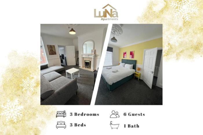 3BR Home - 3 Beds, 1 Bath - Sleeps 6 - New Year Availability